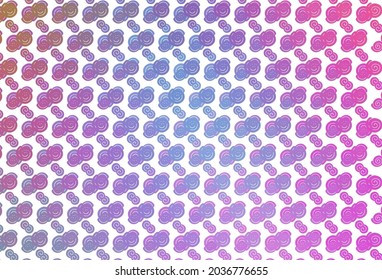 Light Pink, Blue vector background with lava shapes. Brand new colored illustration in marble style with gradient. Marble design for your web site.