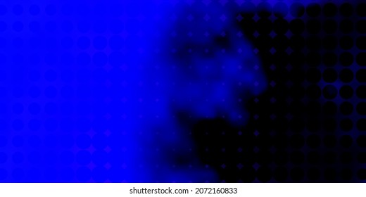 Pink claro, azul de fondo vectorial con puntos. Ilustración abstracta brillante con gotas coloridas. Nueva plantilla para un libro de marcas.