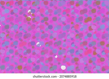 Light Pink, Blue vector background with lava shapes. Brand new colored illustration in marble style with gradient. Marble design for your web site.