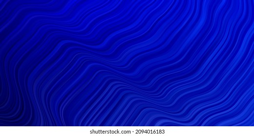 Light Pink, Blue vector background with bows. Colorful abstract illustration with gradient curves. Design for your business promotion.