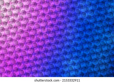 Light Pink, Blue vector background with spots. Illustration with set of shining colorful abstract circles. Design for your business advert.