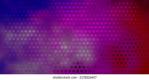 Light Pink, Blue vector background with spots. Modern abstract illustration with colorful circle shapes. Pattern for websites.