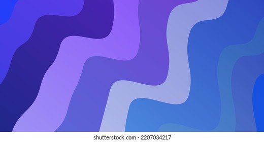 Light Pink, Blue vector background with wry lines. Colorful illustration, which consists of curves. Template for cellphones.