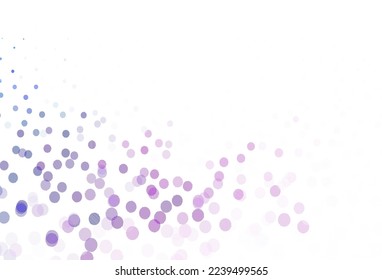 Light Pink, Blue vector background with spots. Modern abstract illustration with colorful water drops. Pattern for futuristic ad, booklets.