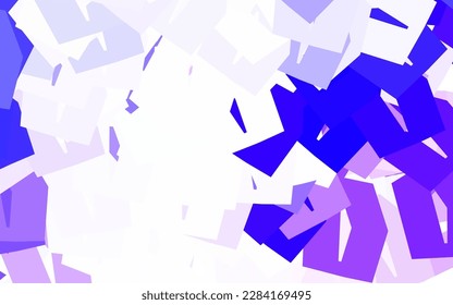 Light Pink, Blue vector background with set of hexagons. Blur background with colorful hexagons. Pattern for landing pages.