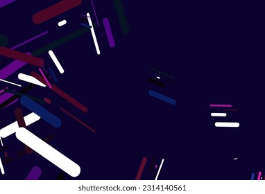Pink claro, fondo vectorial azul con líneas rectas. Líneas sobre fondo abstracto borroso con degradado. Fondo para anuncios de TV.