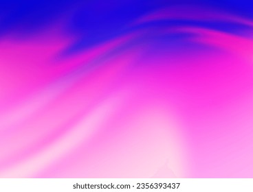 Light Pink, Blue vector background with lava shapes. Blurred geometric sample with gradient bubbles.  Brand new design for your ads, poster, banner.