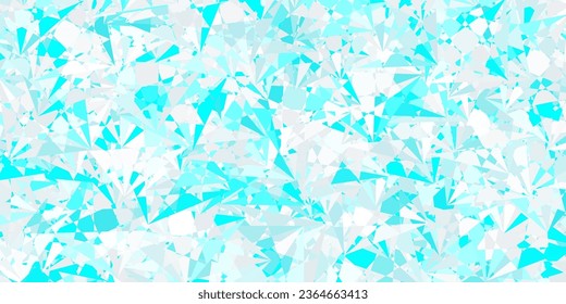 Pink claro, fondo vectorial azul con triángulos. Ilustración abstracta inteligente con formas triangulares de estilo moderno. Iniciar diseño para el insperarión.
