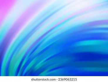 Light Pink, Blue vector background with abstract lines. Geometric illustration in marble style with gradient.  The template for cell phone backgrounds.