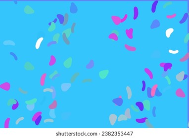 Light Pink, Blue vector background with abstract forms. Simple colorful illustration with abstract gradient shapes. Background for a cell phone.