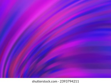 Light Pink, Blue vector background with liquid shapes. Blurred geometric sample with gradient bubbles.  Marble design for your web site.