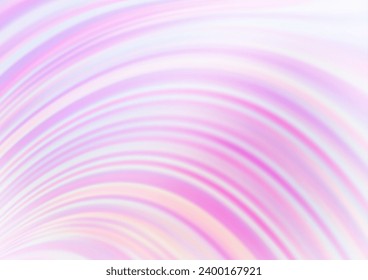 Pink claro, fondo vectorial azul con círculos curvos. Una elegante ilustración brillante con gradiente. Diseño de mármol para su sitio web.