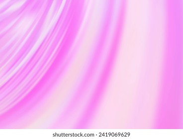 Light Pink, Blue vector background with bubble shapes. Blurred geometric sample with gradient bubbles.  A completely new template for your business design.
