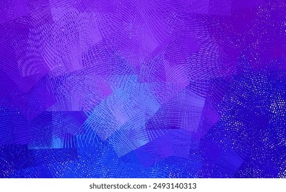 Rosa claro, fondo de Vector azul con líneas. Ilustración colorida en estilo abstracto con degradado. Nuevo diseño para su anuncio.