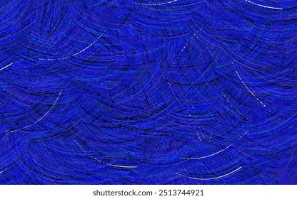 Rosa claro, fondo de Vector azul con líneas irregulares. Ilustración abstracta de brillo con líneas irregulares. Patrón para su diseño.