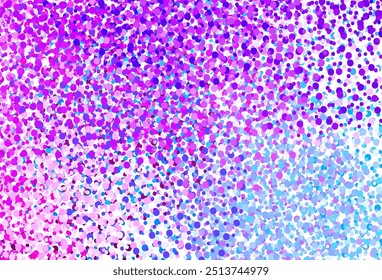 Light Pink, Blue vector background with bubbles. Illustration with set of shining colorful abstract circles. Design for your business advert.