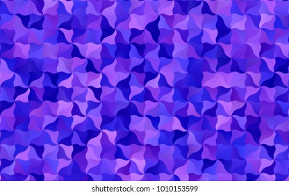 Light Pink, Blue vector bandy template. Brand-new colored illustration in blurry style with gradient. The textured pattern can be used for background.