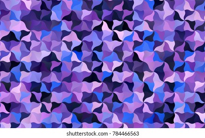Light Pink, Blue vector bandy background. A vague circumflex abstract illustration with gradient. The completely new template can be used for your brand book.