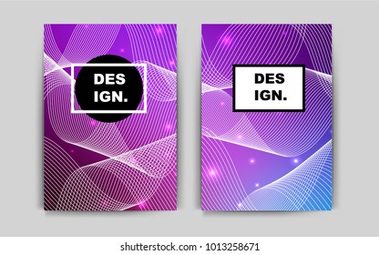 Light Pink, Blue vector banner for websites. Glitter abstract design concept with text box. The pattern can be used for any ad, booklets.