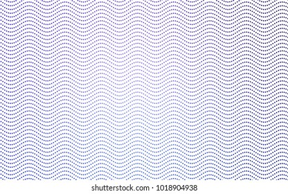 Light Pink, Blue vector banner with circles, spheres. Abstract spots. Background of Art bubbles in halftone style with colored gradient.