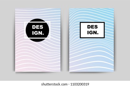 Light Pink, Blue vector banner for websites. Beautiful colored sample in A4 size. Beautiful design for cover of notepads.