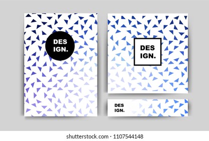 Light Pink, Blue vector banner for websites. Booklet with textbox on colorful abstract background. Completely new template for your brand book.