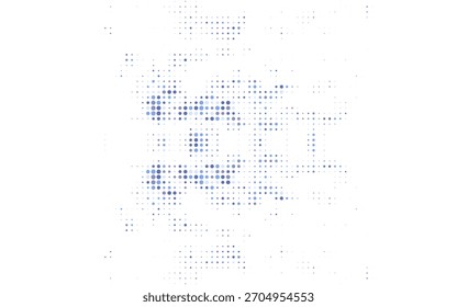 Rosa claro, Anuncio de Vector azul con círculos, esferas. Manchas Abstractas.