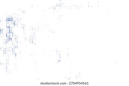 Rosa claro, Anuncio de Vector azul con círculos, esferas. Manchas Abstractas.