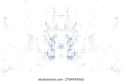 Rosa claro, Anuncio de Vector azul con círculos, esferas. Manchas Abstractas.