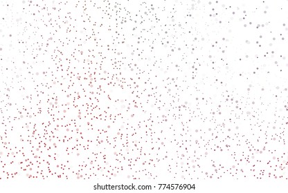 Light Pink, Blue vector banner with circles, spheres. Abstract spots. Background of Art bubbles in halftone style with colored gradient.