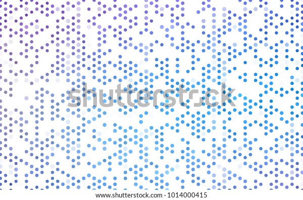 明るいピンク 青のベクター画像バナー 円 球 抽象的なスポット 色とグラデーションを持つハーフトーンスタイルのアートバブルの背景 のベクター画像素材 ロイヤリティフリー