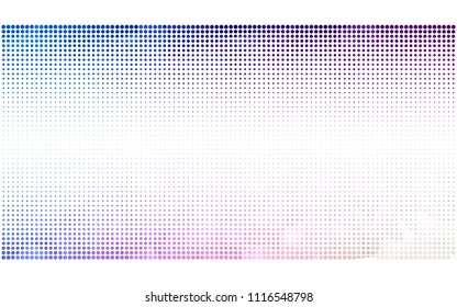 Light Pink, Blue vector banners set of circles, spheres. Abstract spots. Art Background of bubbles in halftone style with colored gradient.
