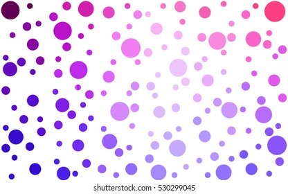 Light Pink Blue Vector banners banners set of circles, spheres. Network design, technology science, vector illustration