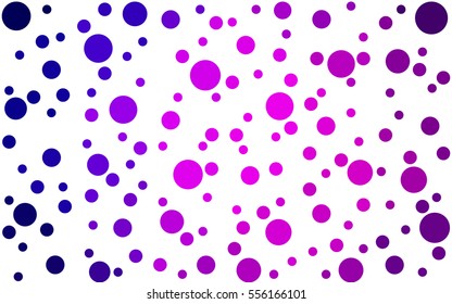 Light Pink Blue Vector banners banners set of circles, spheres. Network design, technology science, vector illustration