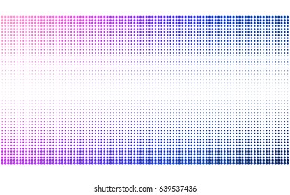 Light Pink, Blue vector banners set of circles, spheres. Abstract spots. Art Background of bubbles in halftone style with colored gradient.