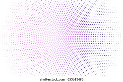 Light Pink, Blue vector banners set of circles, spheres. Abstract spots. Art Background of bubbles in halftone style with colored gradient.