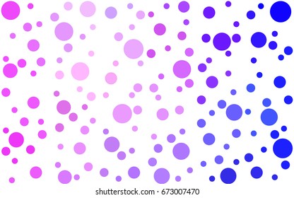 Light Pink, Blue vector banners set of circles, spheres. Abstract spots. Art Background of bubbles in halftone style with colored gradient.