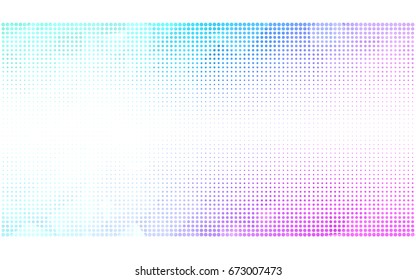 Light Pink, Blue vector banners set of circles, spheres. Abstract spots. Art Background of bubbles in halftone style with colored gradient.