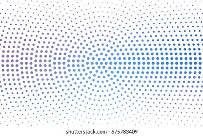 Light Pink, Blue vector banners set of circles, spheres. Abstract spots. Art Background of bubbles in halftone style with colored gradient.