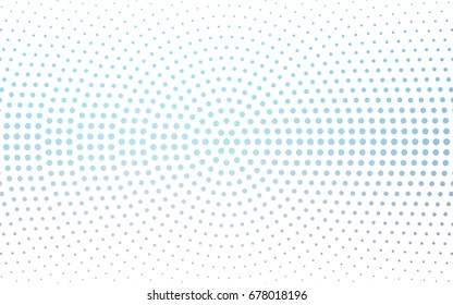 Light Pink, Blue vector banners set of circles, spheres. Abstract spots. Art Background of bubbles in halftone style with colored gradient.