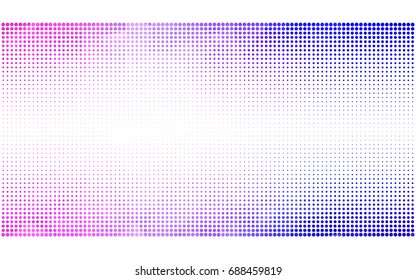 Light Pink, Blue vector banners set of circles, spheres. Abstract spots. Art Background of bubbles in halftone style with colored gradient.