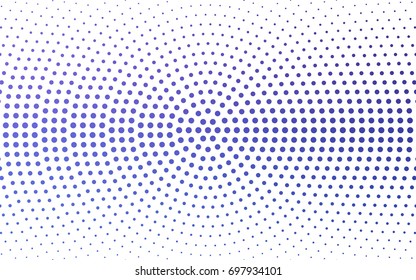Light Pink, Blue vector banners set of circles, spheres. Abstract spots. Art Background of bubbles in halftone style with colored gradient.