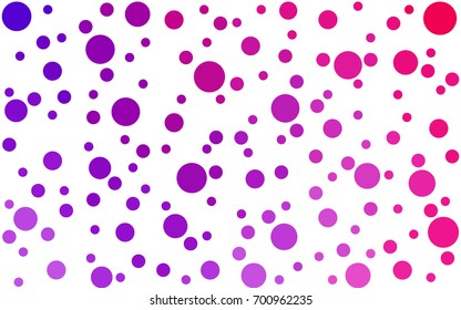 Light Pink, Blue vector banners set of circles, spheres. Abstract spots. Art Background of bubbles in halftone style with colored gradient.