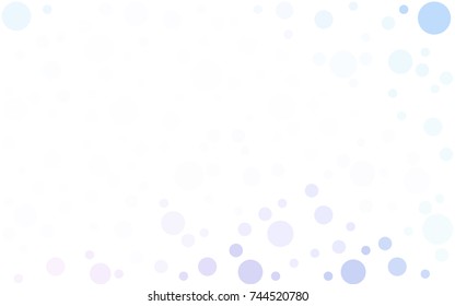 Light Pink, Blue vector banners set of circles, spheres. Abstract spots. Art Background of bubbles in halftone style with colored gradient.