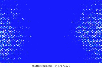 Rosa claro, Vector azul Hermosa ilustración de color con círculos borrosos en estilo natural. Hermosa ilustración de colores con círculos borrosos en estilo natural. Plantilla moderna para landing page.