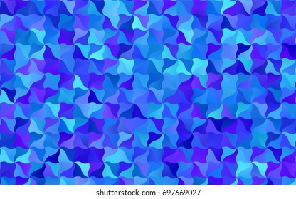 Light Pink, Blue vector bent pattern. Shining illustration, which consist of blurred lines. A completely new template for your business design.