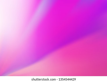 Light Pink, Blue vector blur pattern. A completely new color illustration in a bokeh style. The best blurred design for your business.
