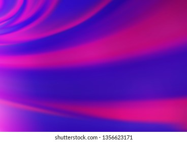 Light Pink, Blue vector blur pattern. A vague abstract illustration with gradient. Brand new style for your business design.