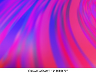 Light Pink, Blue vector blur pattern. A vague abstract illustration with gradient. The template can be used for your brand book.