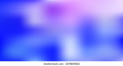 Light pink, blue vector blur pattern. Colorful illustration with gradient in halftone style. Wallpaper for your web apps.